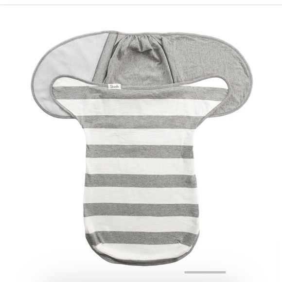 Swado Classic Adjustable Swaddle in Gray And White Organic Cotton Size M NWT - Picture 7 of 9